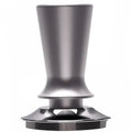 Black calibrated espresso coffee tamper kitchen spring handle tool
