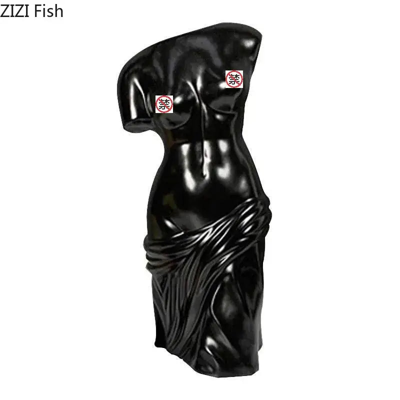 DecorBites™ Human Body Figurine Bust Vase for Home Décor and Art Decoration
