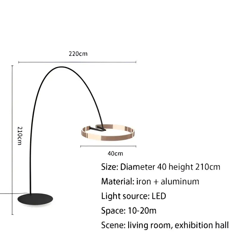 Black & gold arched floor lamp living room decorbites grote dimbare