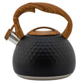 DecorBites™ 3L Stainless Steel Whistle Boiling Kettle | Hammer Pattern Sound Kettle for Gas and Induction Cookers