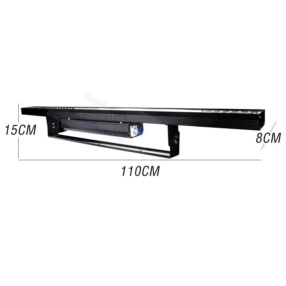 DecorBites™ 12X5W LED Wall Wash Bar Light: DMX Line Bar Dj Lighting Strobe Beam Effect