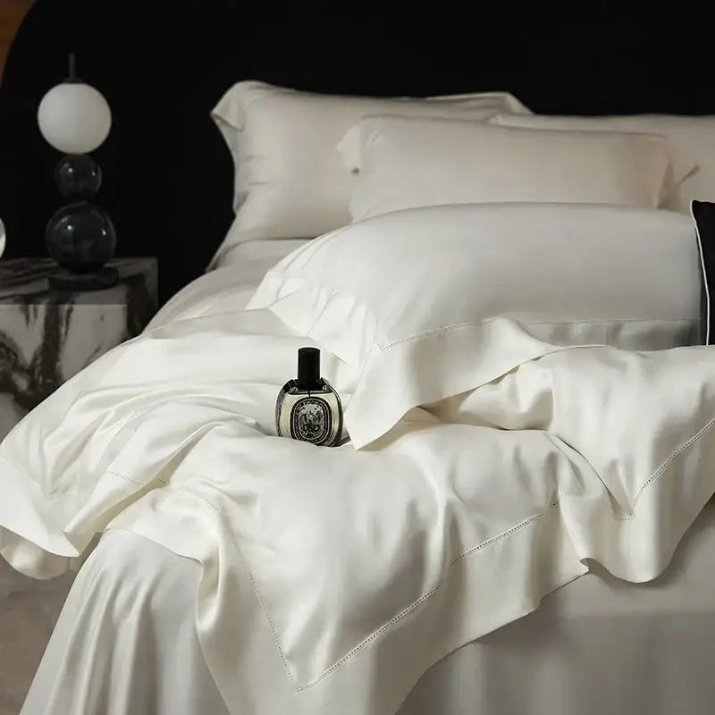 DecorBites™ 1000TC Lyocell Eucalyptus Fiber Bedding Set for Super Soft Silky Feel
