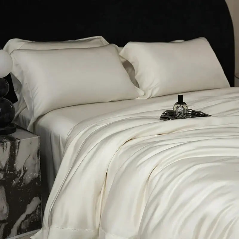 DecorBites™ 1000TC Lyocell Eucalyptus Fiber Bedding Set for Super Soft Silky Feel
