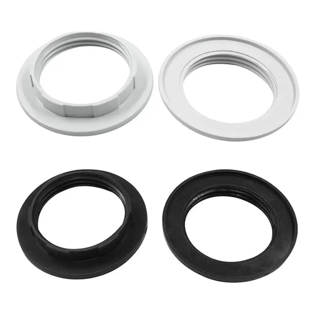 DecorBites™ Black White E27 Light Socket Ring 40mm Collar Rings for Glass Shade