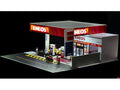 Eneos Japan Gas Station Diorama Set "American Diorama X G-Fans" Series for 1/64 Scale Models by American Diorama