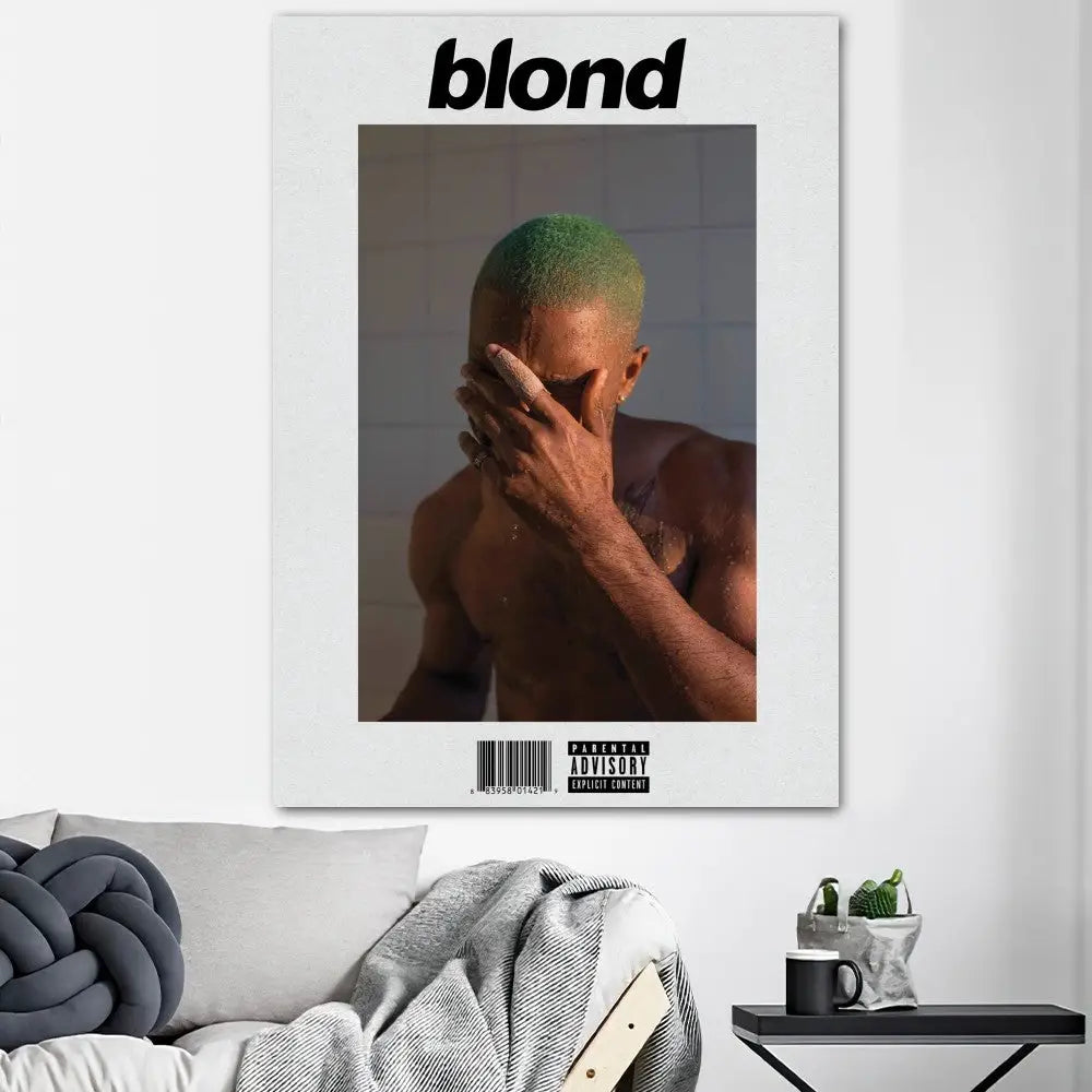 Modern blonde oceans poster prints bedroom framed album wall art