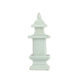 Blue and white porcelain layered pagoda vase living room decor