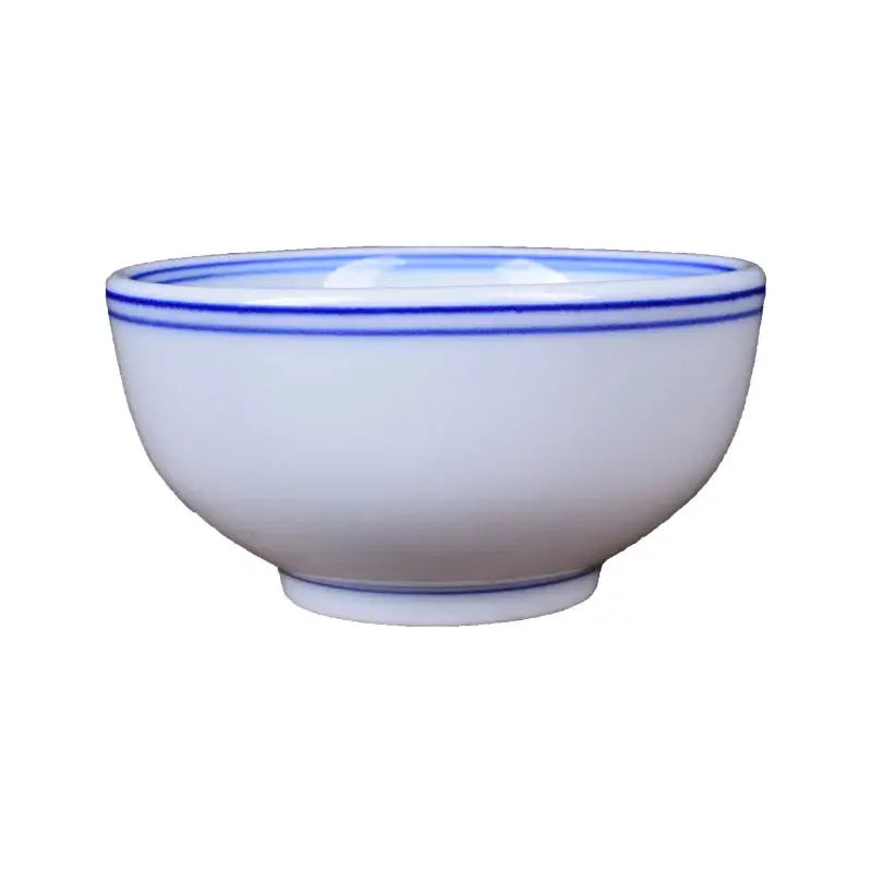 DecorBites™ Blue and White Porcelain Rice Bowl - Jingdezhen Ceramic Soup Bowl