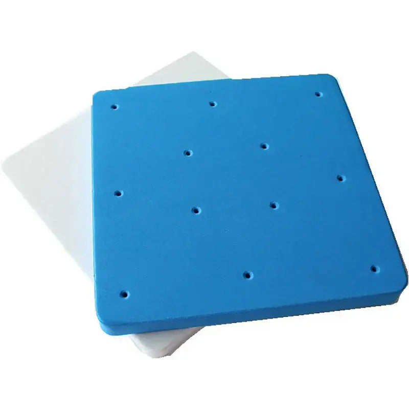 Blue square foam cake shaping mat kitchen dessert tool