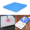 Blue square foam cake shaping mat kitchen dessert tool