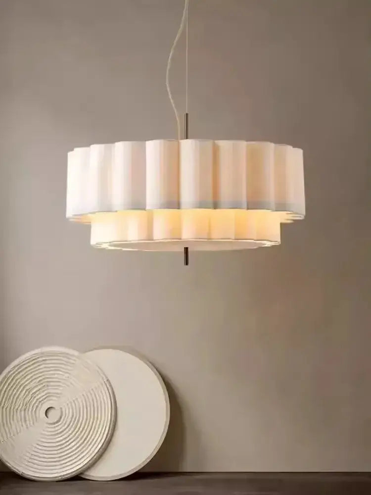 DecorBites™ Bohemia Fabric Chandelier Pendant Lamp for Living Room, Bedroom - Modern Indoor Lighting Fixtures