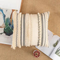 DecorBites™ Bohemian Beige Cotton Cushion Cover for Home Decor
