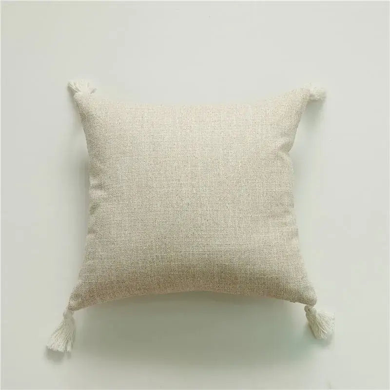 DecorBites™ Bohemian Loop Plush Cushion Cover for Living Room Sofa