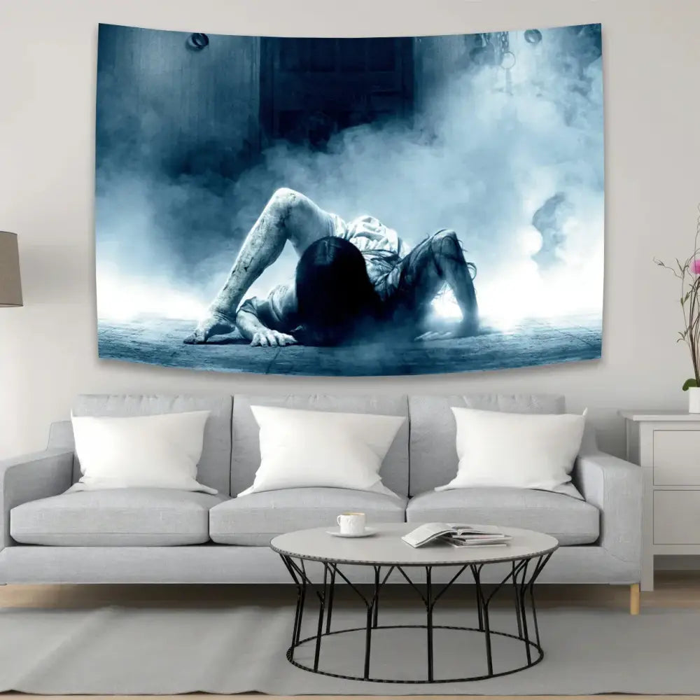 DecorBites™ Bohemian Sadakos Wall Tapestry: Scary Halloween Room Decor Fabric Tapestry