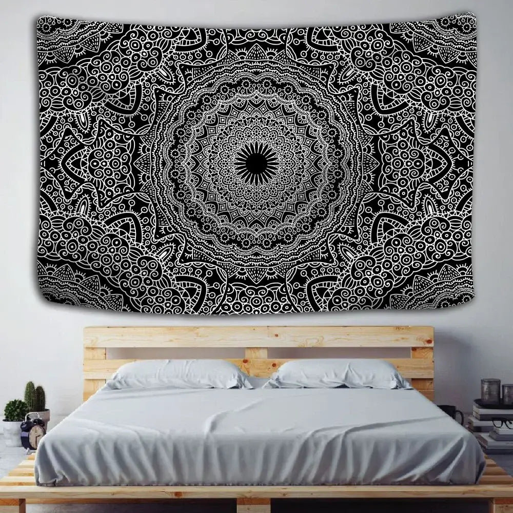 DecorBites™ Indian Mandala Tapestry Hippie Wall Hanging Beach Yoga Mat Bedspread Table Cloth