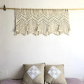 Boho cotton wove door curtain macrame tapestry bedroom decor