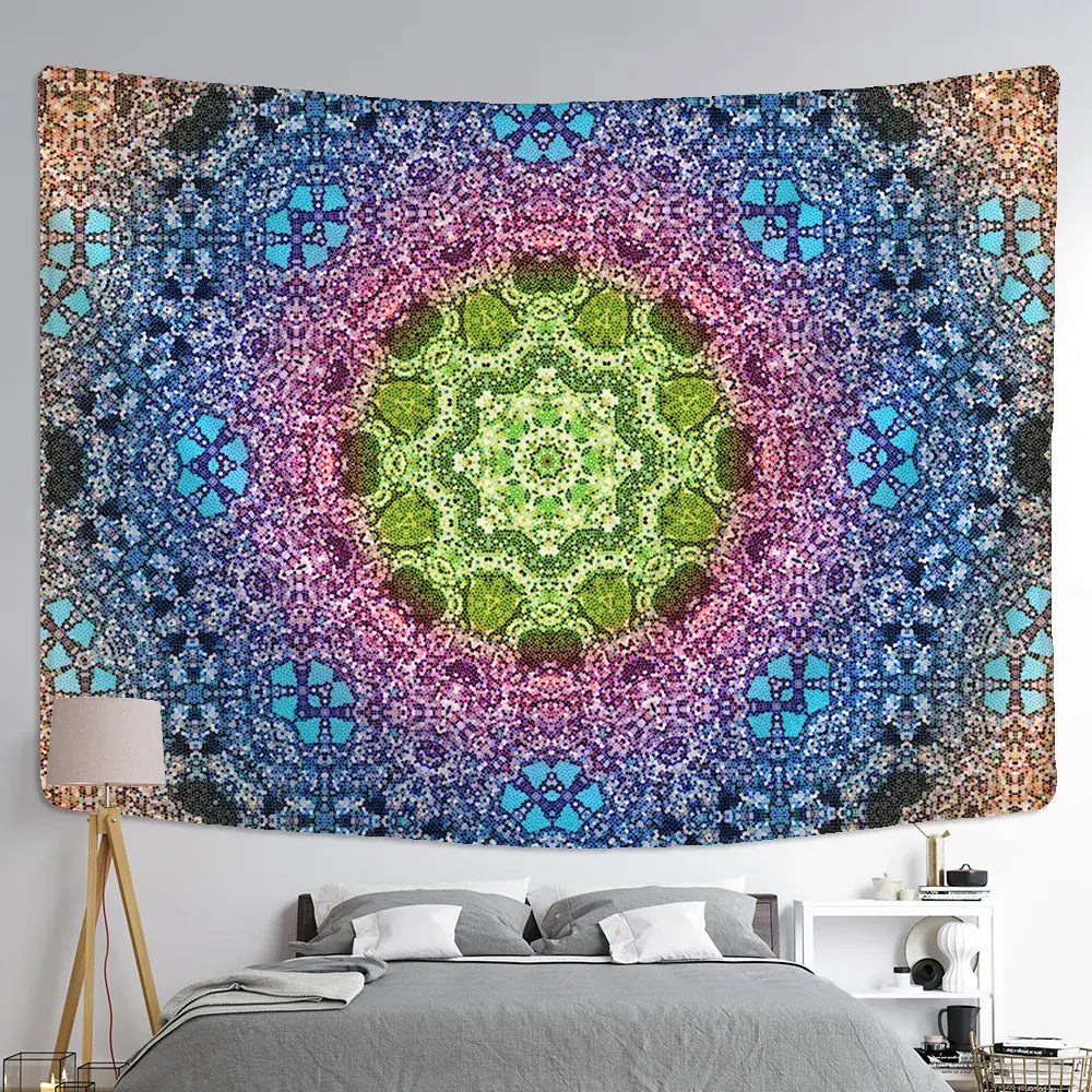 DecorBites™ Indian Mandala Tapestry Boho Wall Hanging Sleeping Pad Beach Throw Rug