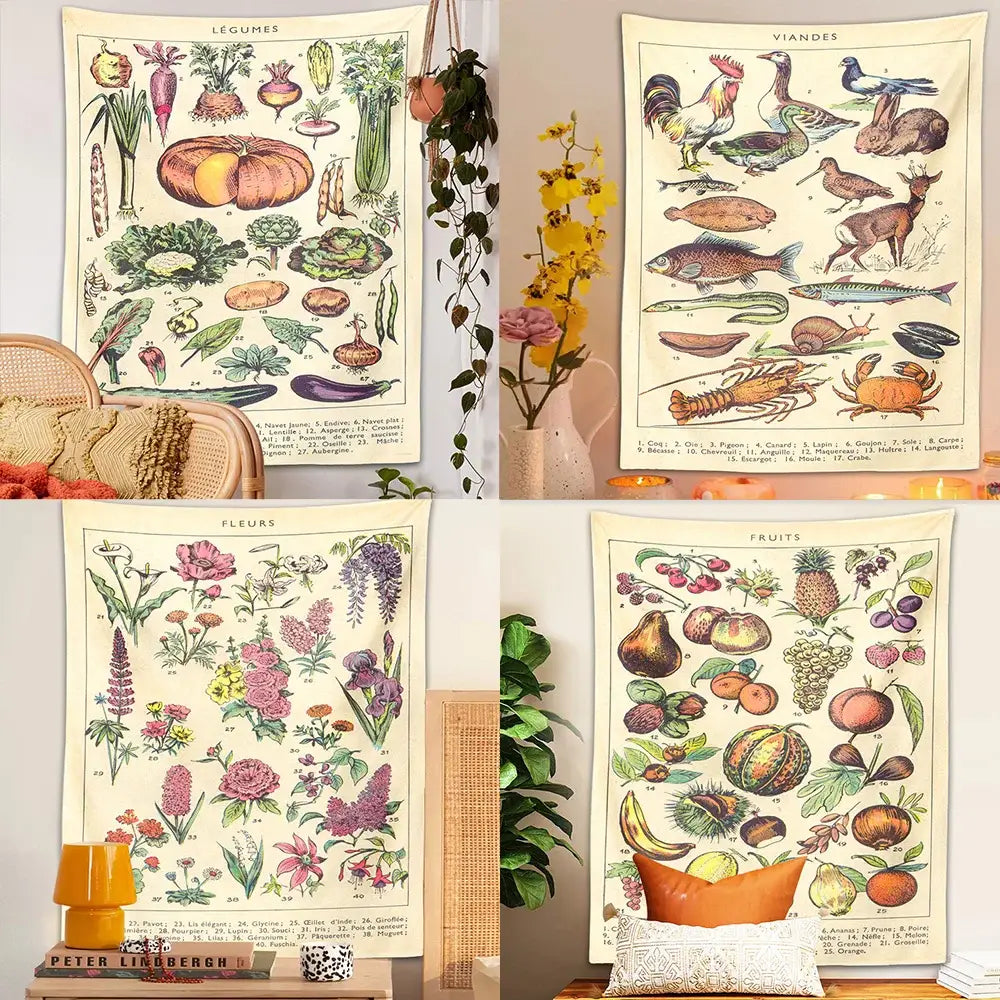 DecorBites™ Boho Tapestry Wall Hanging for Home Decor and Bedroom Wall Mural