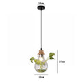 DecorBites™ Botanical Glass Bottle Pendant Light for Home and Commercial Spaces