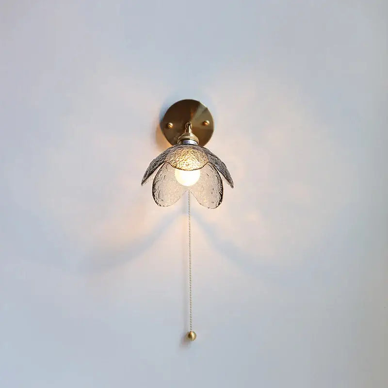 DecorBites™ Gray Glass LED Bathroom Mirror Sconce Wall Lamp Lighting