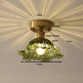 DecorBites™ Butterfly Glass LED Ceiling Light - Copper Socket, Creative Bedroom Decor