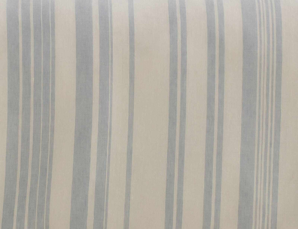 Baraniferho Ice Blue Striped Linen Bedding Set