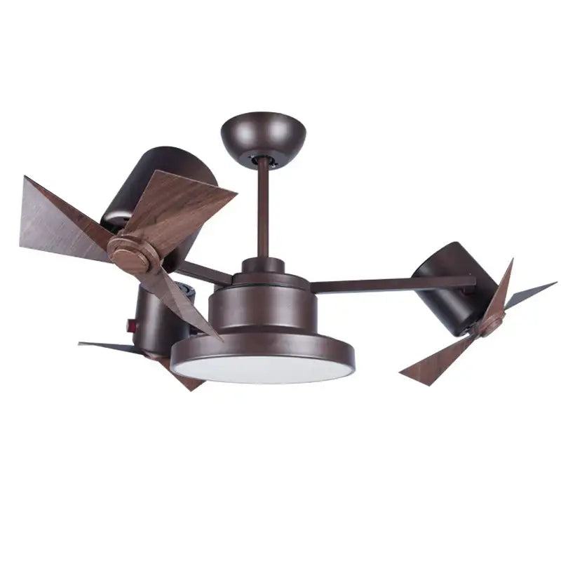 Bronze bronze decorbites ceiling fan with wood blades for living room