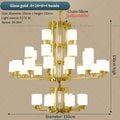 2024 New Duplex Villa Chandelier: DecorBites™ High Jump Floor Hollow Lamps Lighting