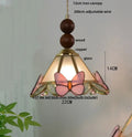 DecorBites™ Butterfly Tiffany Glass Pendant Lamp Modern Nordic LED Hanging Light