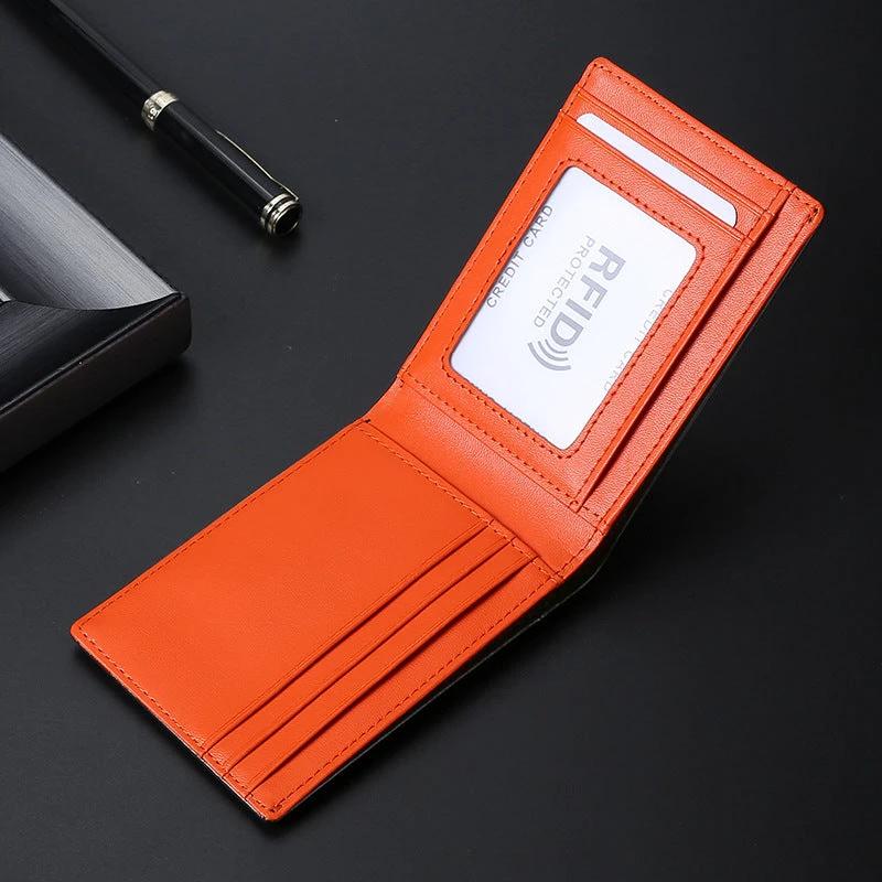 Multiple Card Slots RFID Anti-theft Credit Card Wallet For Men