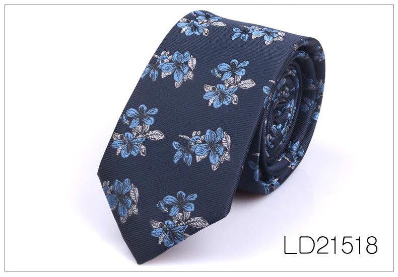 Men's Casual Fashion 6cm Flower Graffiti Tie
