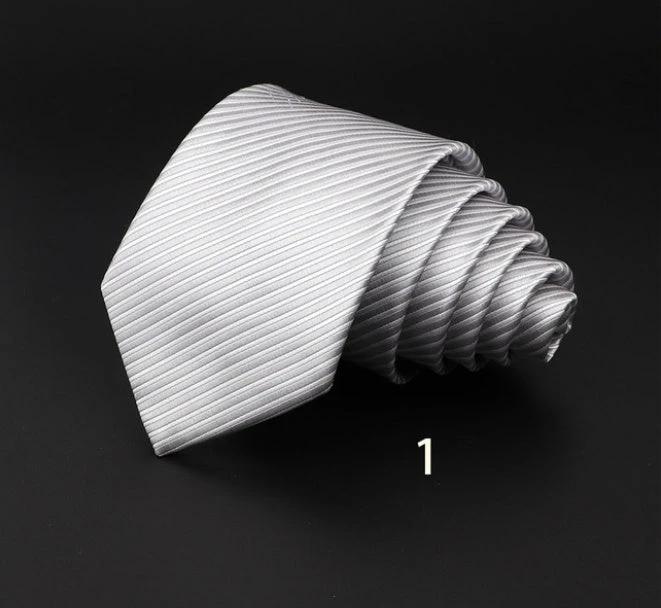 Men's Striped Polyester Fiber Ties