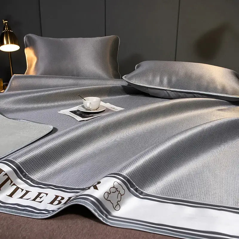 DecorBites™ Carbon Light Cooling Mat & Pillowcase Set for Naked Summer Sleep