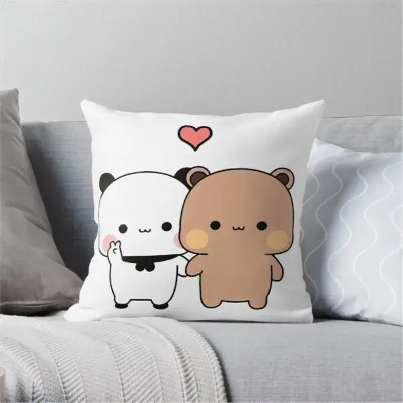 DecorBites™ Cartoon Animal Printed Pillowcase - Cute & Cozy Sofa Cushion Cover