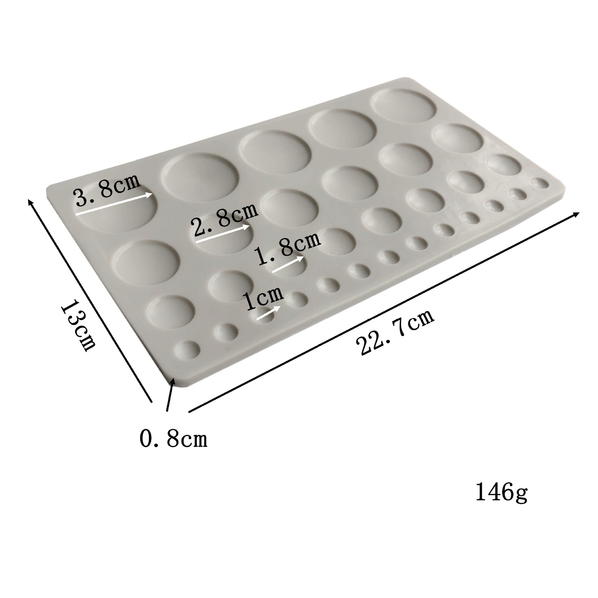Chocolate Size Round Porous Silicone Mold