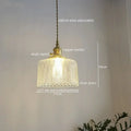 DecorBites™ Green Glass Pendant Light Chandelier - Nordic LED Hanging Lamp for Home Decor