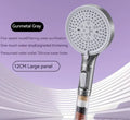 Chrome 5 speed calcium sulfite shower head bathroom filter