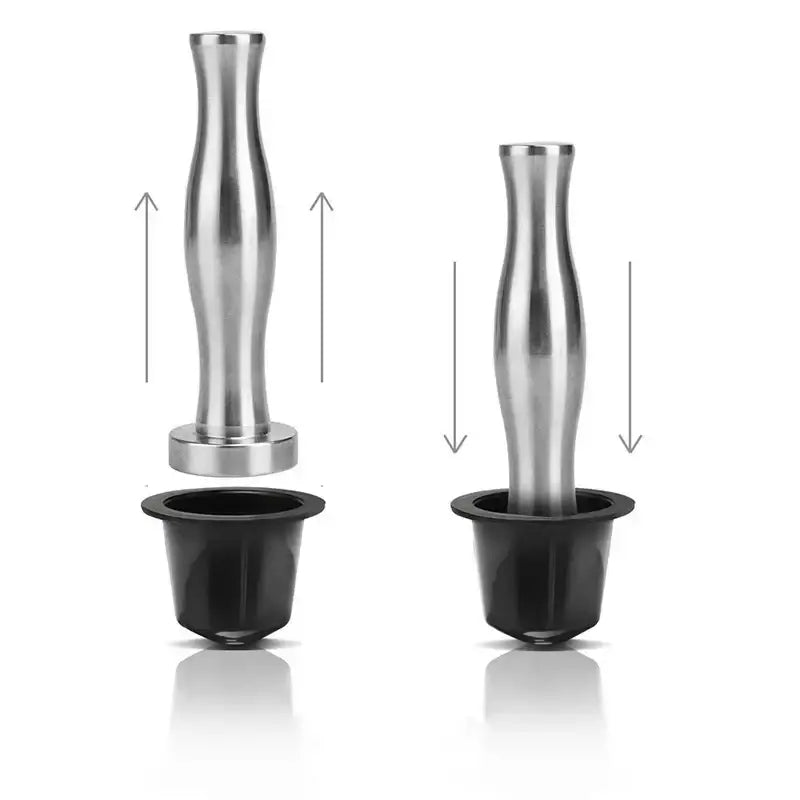 Chrome coffee capsule tower stand kitchen organizer storage