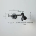 DecorBites™ Cream LED Swing Arm Wall Lamp for Living Room Bedroom Mirror Stair Light