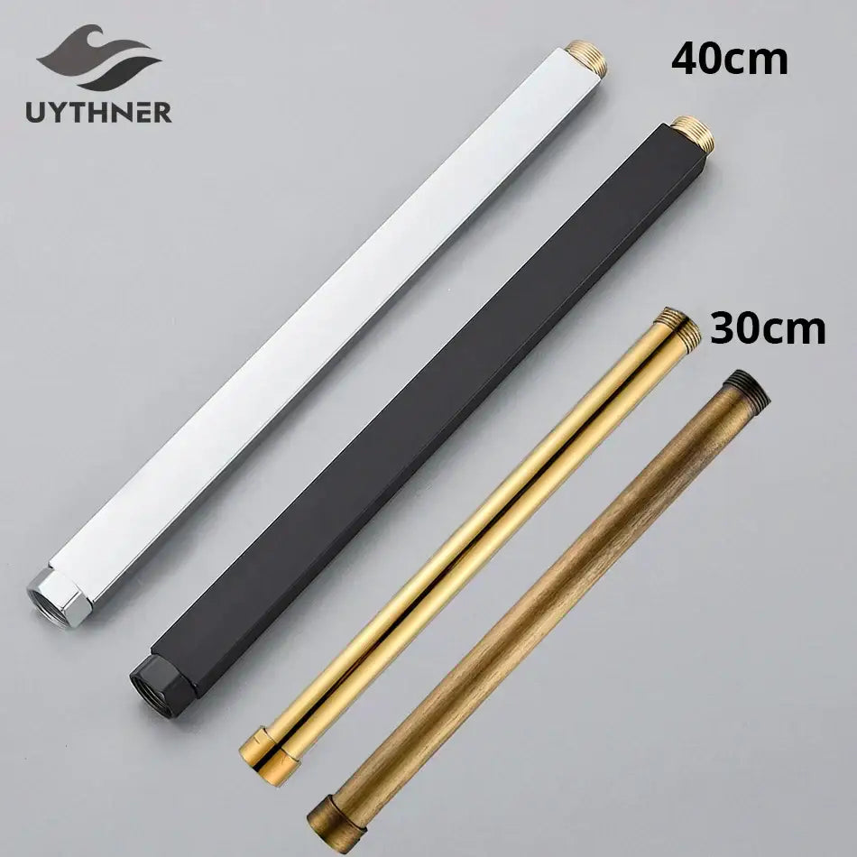 DecorBites™ 12-inch Shower Faucet Extension Tube in Chrome/Brushed Nickel/Gold/Antique Brass