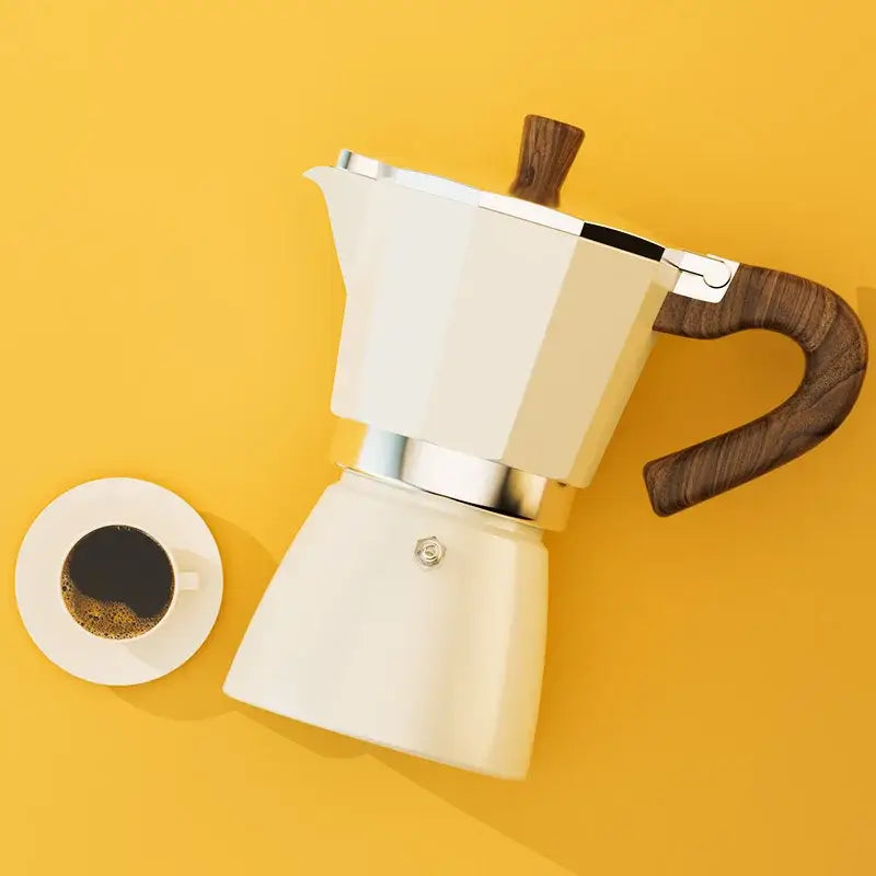 DecorBites™ 300ml Classic Coffee Machine by GIANXI: Aluminum Italian Stove Top Mocha Pot
