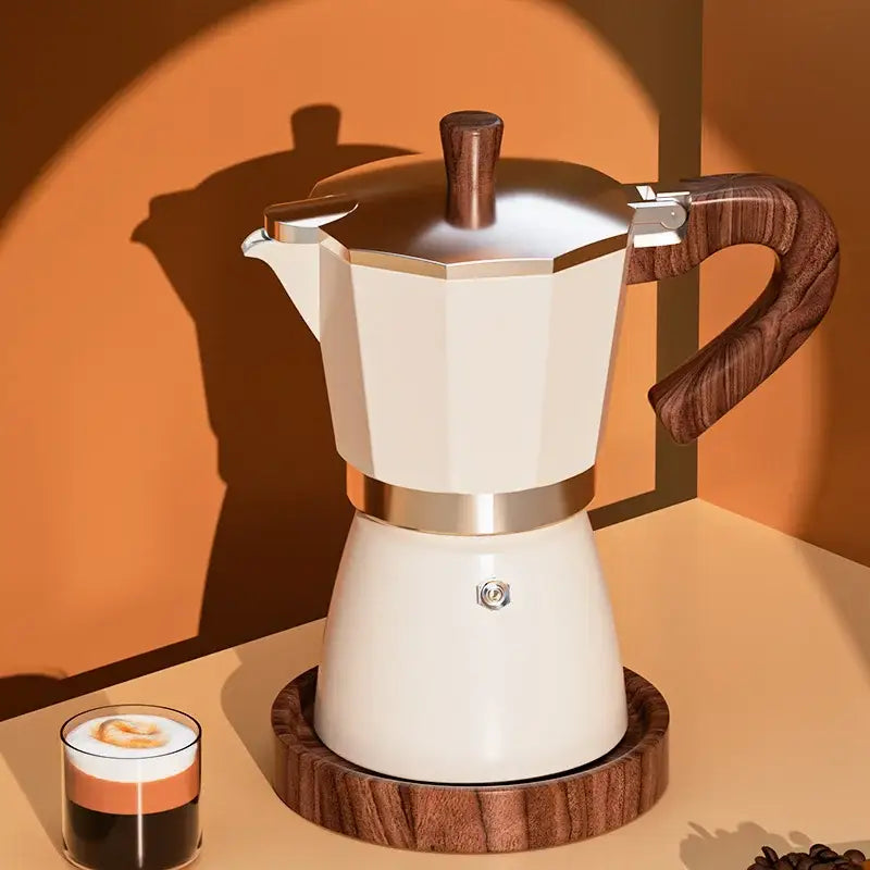 DecorBites™ 300ml Classic Coffee Machine by GIANXI: Aluminum Italian Stove Top Mocha Pot