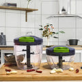 DecorBites™ 400ml Mini Food Shredder with 3 Blades - Curves-Practical
