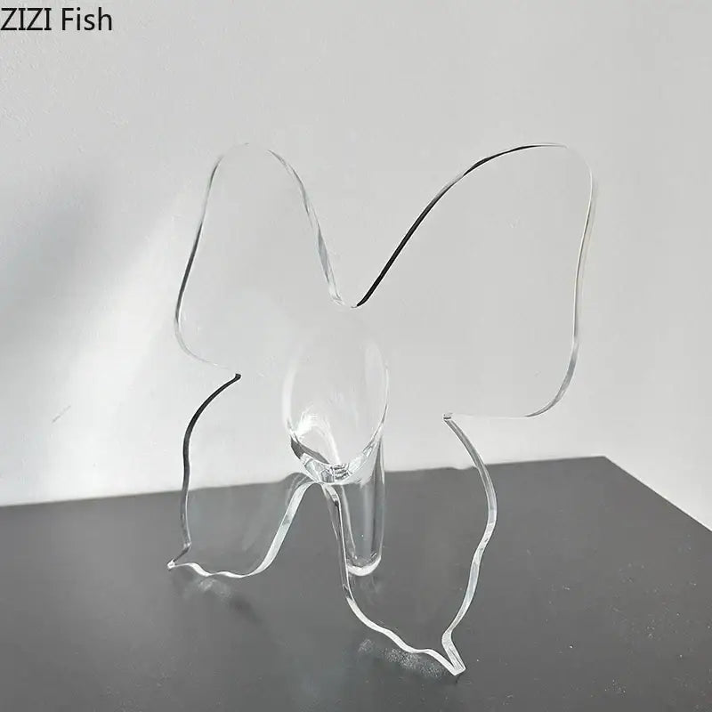 DecorBites™ Butterfly Vase: Desk Decor, Flower Arrangement Pot for Room Aesthetic