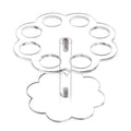 DecorBites™ Ice Cream Cone Holder Stand: Durable Acrylic Display Rack for Cupcakes & Cones