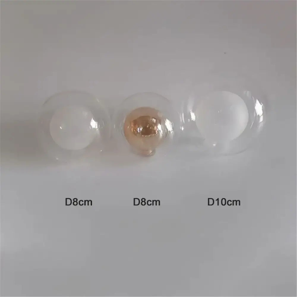 Clear g4 glass shade replacement globes for chandelier dining room