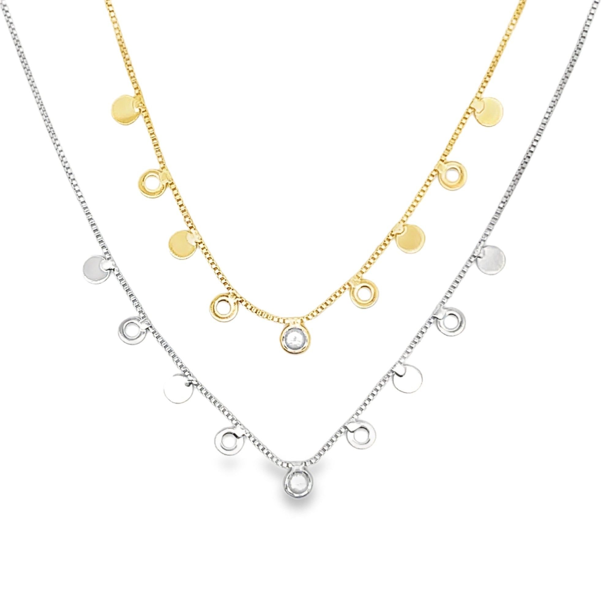 CZ Dangle Cable Chain