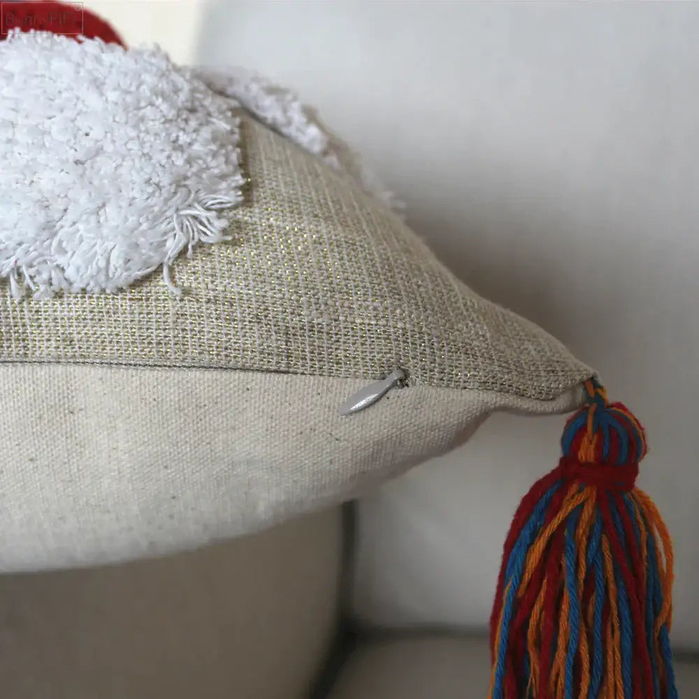 DecorBites™ Boho Tassel Macrame Throw Pillow Covers - Luxury Home Decor for Bed Sofa
