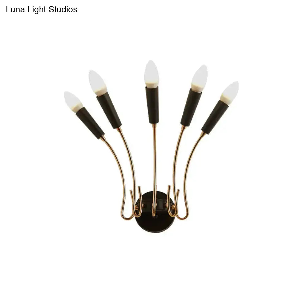 DecorBites™ Rocket Wall Lamp - Contemporary Metal Sconce with 5 Lights for Living Room