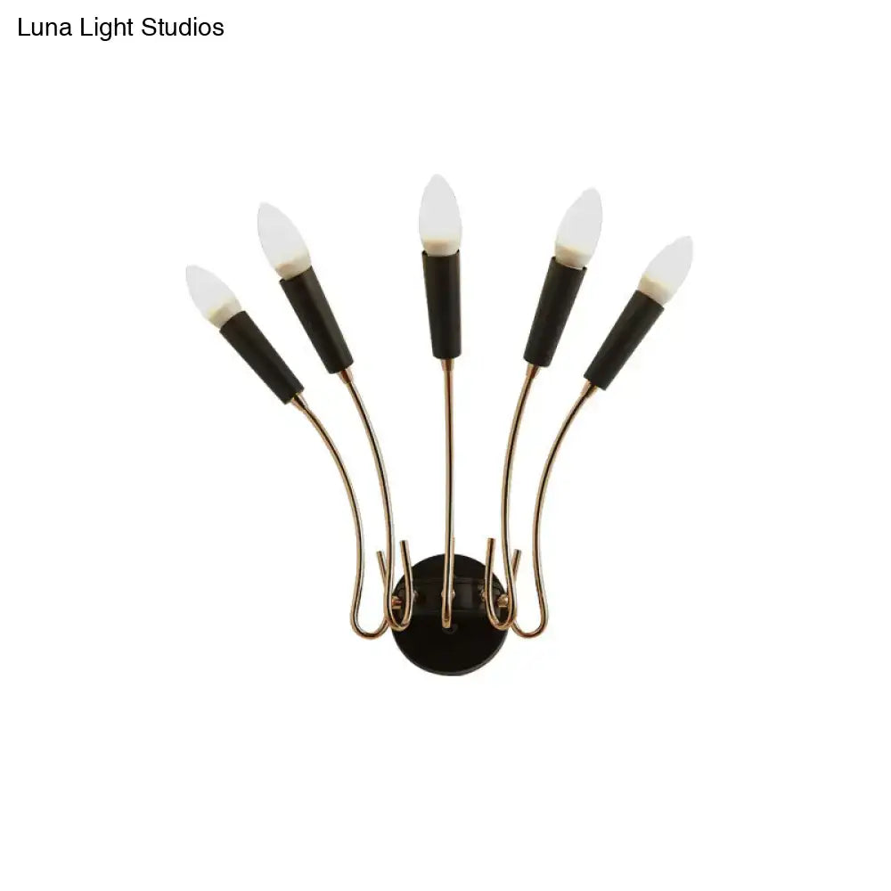 DecorBites™ Rocket Wall Lamp - Contemporary Metal Sconce with 5 Lights for Living Room